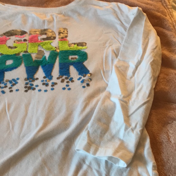 Long sleeve white tshirt - Picture 3 of 5